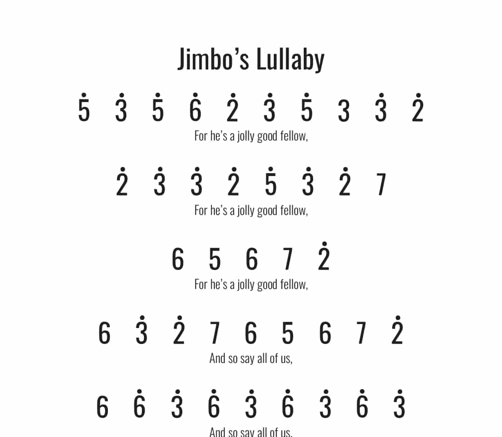 Jimbo s Lullaby kalimba